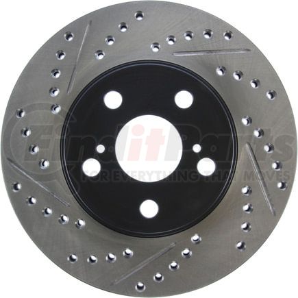 127.44172R by STOPTECH - StopTech Sport Drilled & Slotted Brake Rotor; Front Right