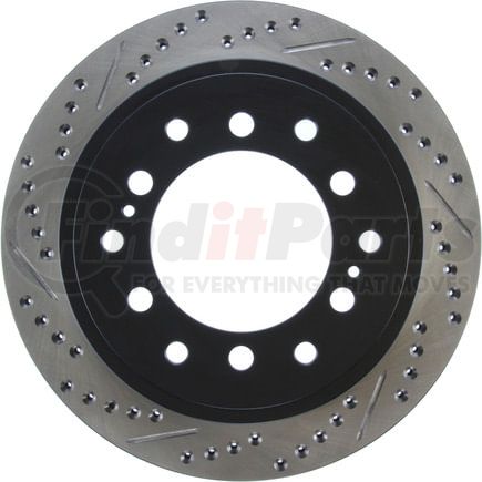 127.44175CR by STOPTECH - StopTech Sport Cryo Drilled & Slotted Brake Rotor; Rear Right