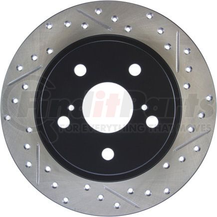 127.44179L by STOPTECH - StopTech Sport Drilled & Slotted Brake Rotor; Rear Left