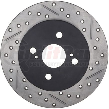 127.44183L by STOPTECH - StopTech Sport Drilled & Slotted Brake Rotor; Rear Left