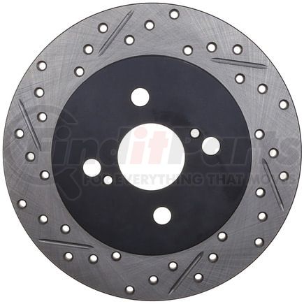 127.44183R by STOPTECH - StopTech Sport Drilled & Slotted Brake Rotor; Rear Right
