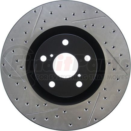 127.44185R by STOPTECH - StopTech Sport Drilled & Slotted Brake Rotor; Front Right