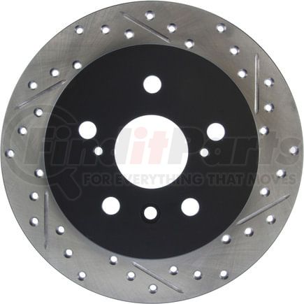 127.44188L by STOPTECH - StopTech Sport Drilled & Slotted Brake Rotor; Rear Left