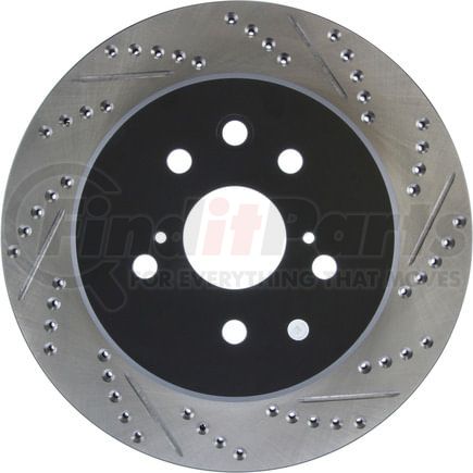 127.44189L by STOPTECH - StopTech Sport Drilled & Slotted Brake Rotor; Rear Left