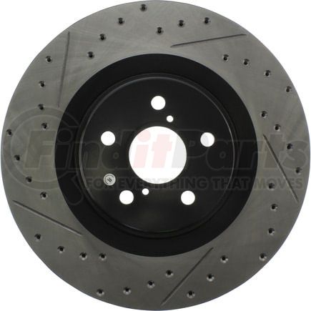 127.44205R by STOPTECH - Sport Drilled & Slotted Brake Rotor, Front Right