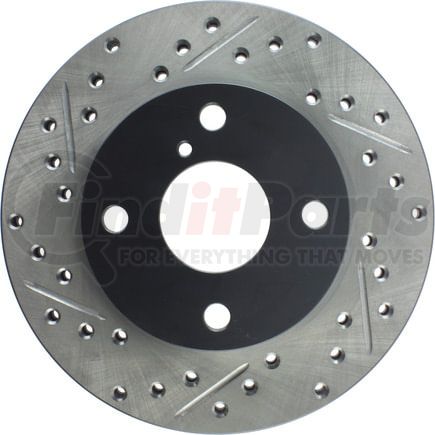 127.45034CR by STOPTECH - StopTech Sport Cryo Drilled & Slotted Brake Rotor; Front Right