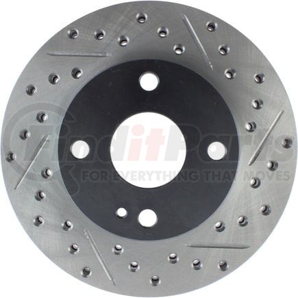 127.45039L by STOPTECH - StopTech Sport Drilled & Slotted Brake Rotor; Front Left
