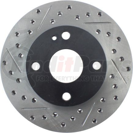 127.45039R by STOPTECH - StopTech Sport Drilled & Slotted Brake Rotor; Front Right