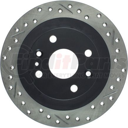 127.45041L by STOPTECH - StopTech Sport Drilled & Slotted Brake Rotor; Rear Left