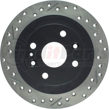 127.45041R by STOPTECH - StopTech Sport Drilled & Slotted Brake Rotor; Rear Right