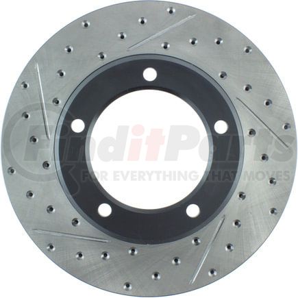 127.44086CR by STOPTECH - StopTech Sport Cryo Drilled & Slotted Brake Rotor; Front Right