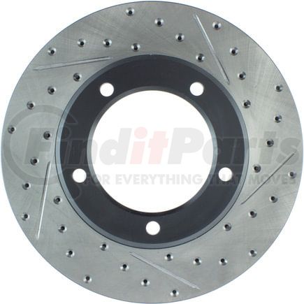 127.44086L by STOPTECH - StopTech Sport Drilled & Slotted Brake Rotor; Front Left