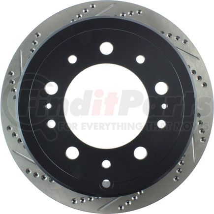 127.44087R by STOPTECH - StopTech Sport Drilled & Slotted Brake Rotor; Rear Right