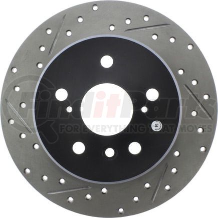 127.44089CR by STOPTECH - StopTech Sport Cryo Drilled & Slotted Brake Rotor; Rear Right