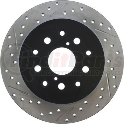 127.44090R by STOPTECH - StopTech Sport Drilled & Slotted Brake Rotor; Rear Right