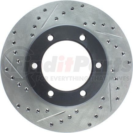 127.44091CR by STOPTECH - StopTech Sport Cryo Drilled & Slotted Brake Rotor; Front Right