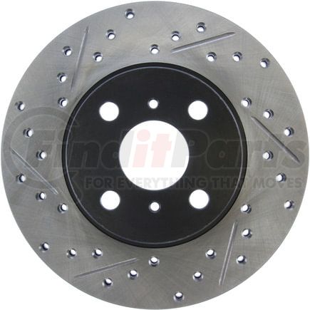 127.44092CR by STOPTECH - StopTech Sport Cryo Drilled & Slotted Brake Rotor; Front Right