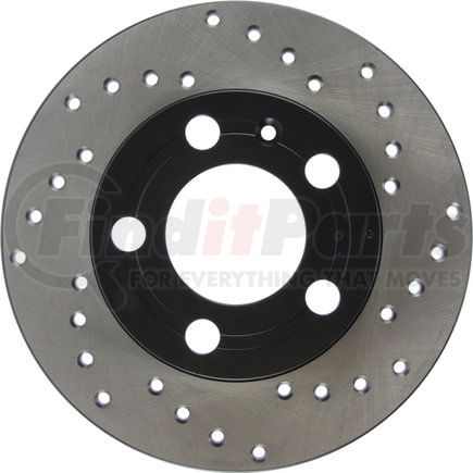 128.33057L by STOPTECH - StopTech Sport Cross Drilled Brake Rotor; Rear Left