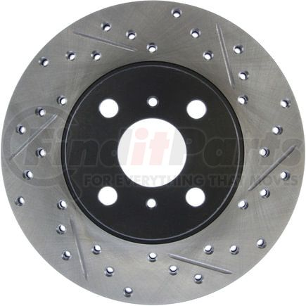 127.44092L by STOPTECH - StopTech Sport Drilled & Slotted Brake Rotor; Front Left