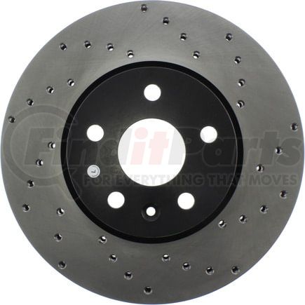 128.62120CL by STOPTECH - StopTech Sport Cryo Cross Drilled Brake Rotor; Front Left