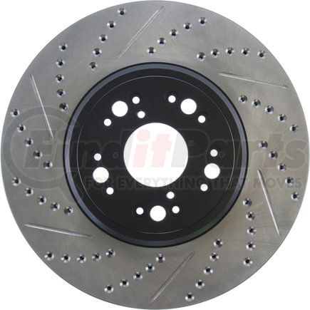 127.44107R by STOPTECH - StopTech Sport Drilled & Slotted Brake Rotor; Front Right