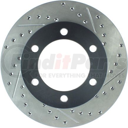 127.44109CL by STOPTECH - StopTech Sport Cryo Drilled & Slotted Brake Rotor; Front Left
