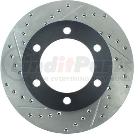 127.44109CR by STOPTECH - StopTech Sport Cryo Drilled & Slotted Brake Rotor; Front Right