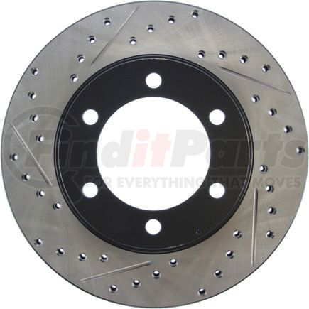127.44112R by STOPTECH - StopTech Sport Drilled & Slotted Brake Rotor; Front Right