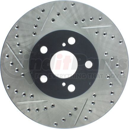 StopTech 127.44114R Disc Brake Rotor StopTech Sport Drilled & Slotted Brake Rotor; Front Right