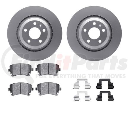 4512-73114 by DYNAMIC FRICTION COMPANY - GEOSPEC Coated Rotors with 5000 Brake Pads - Ceramic and Hardware