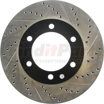 127.44118L by STOPTECH - StopTech Sport Drilled & Slotted Brake Rotor; Front Left