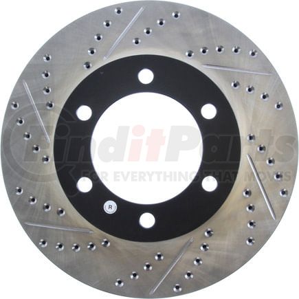 127.44118R by STOPTECH - StopTech Sport Drilled & Slotted Brake Rotor; Front Right