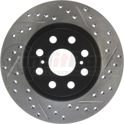 127.44120L by STOPTECH - StopTech Sport Drilled & Slotted Brake Rotor; Rear Left