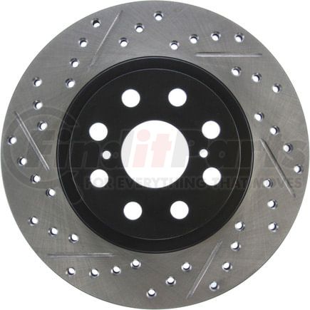 127.44120R by STOPTECH - StopTech Sport Drilled & Slotted Brake Rotor; Rear Right
