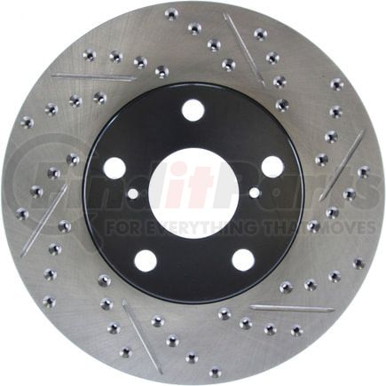 127.44121L by STOPTECH - StopTech Sport Drilled & Slotted Brake Rotor; Front Left