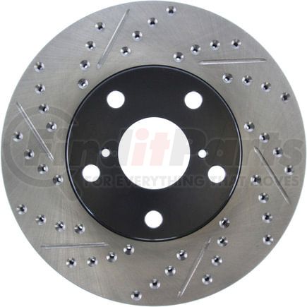 127.44121R by STOPTECH - StopTech Sport Drilled & Slotted Brake Rotor; Front Right
