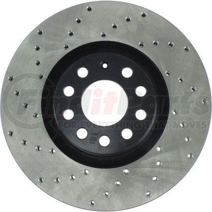128.33096R by STOPTECH - StopTech Sport Cross Drilled Brake Rotor; Front Right