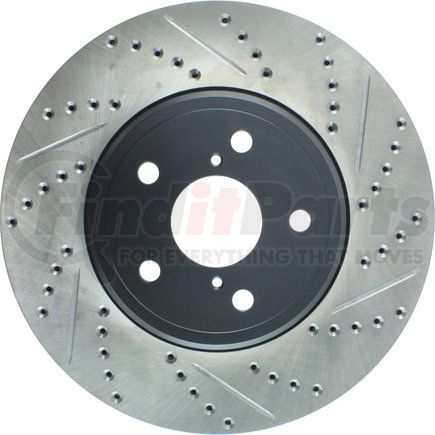 127.44122CL by STOPTECH - StopTech Sport Cryo Drilled & Slotted Brake Rotor; Front Left