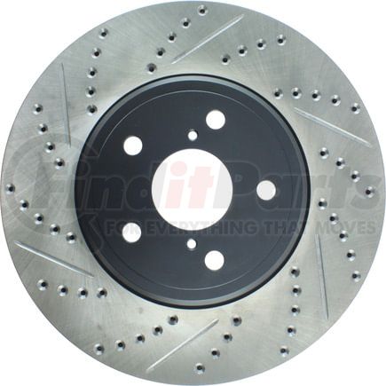127.44122R by STOPTECH - StopTech Sport Drilled & Slotted Brake Rotor; Front Right