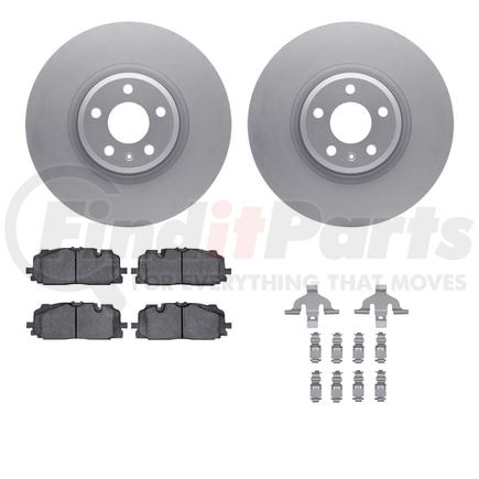 4512-73175 by DYNAMIC FRICTION COMPANY - GEOSPEC Coated Rotors with 5000 Brake Pads - Ceramic and Hardware