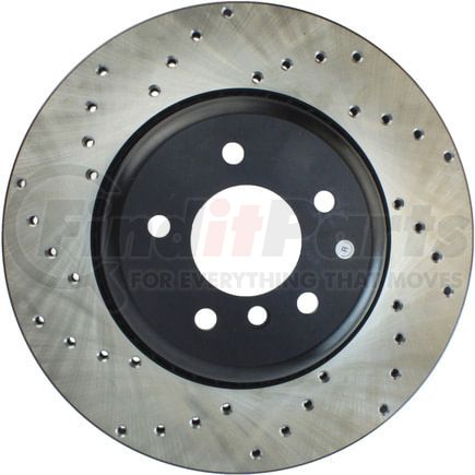 128.34072R by STOPTECH - StopTech Sport Cross Drilled Brake Rotor; Rear Right