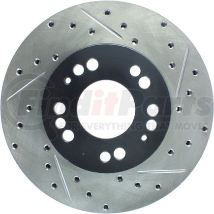 127.46032L by STOPTECH - StopTech Sport Drilled & Slotted Brake Rotor; Front Left