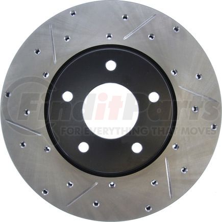 127.20014R by STOPTECH - StopTech Sport Drilled & Slotted Brake Rotor; Front Right