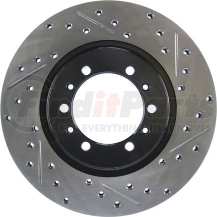 127.46040CL by STOPTECH - StopTech Sport Cryo Drilled & Slotted Brake Rotor; Front Left