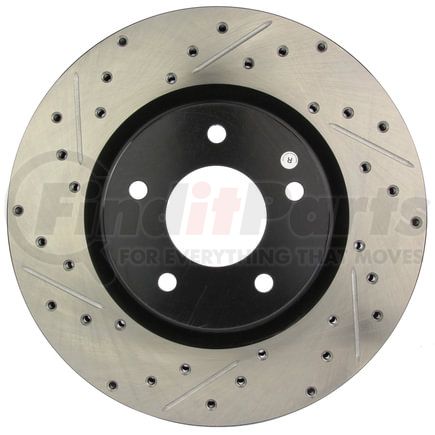 127.20015R by STOPTECH - StopTech Sport Drilled & Slotted Brake Rotor; Front Right