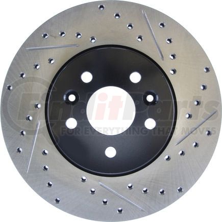 127.20016L by STOPTECH - StopTech Sport Drilled & Slotted Brake Rotor; Front Left