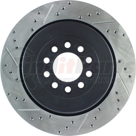127.20018L by STOPTECH - StopTech Sport Drilled & Slotted Brake Rotor; Front Left