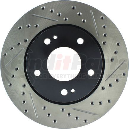 StopTech 127.46061L Disc Brake Rotor StopTech Sport Drilled & Slotted Brake Rotor; Front Left
