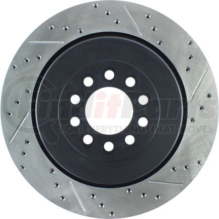 127.20018R by STOPTECH - StopTech Sport Drilled & Slotted Brake Rotor; Front Right