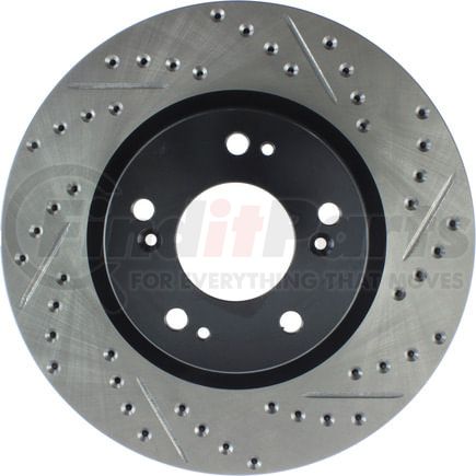 127.46068L by STOPTECH - StopTech Sport Drilled & Slotted Brake Rotor; Front Left